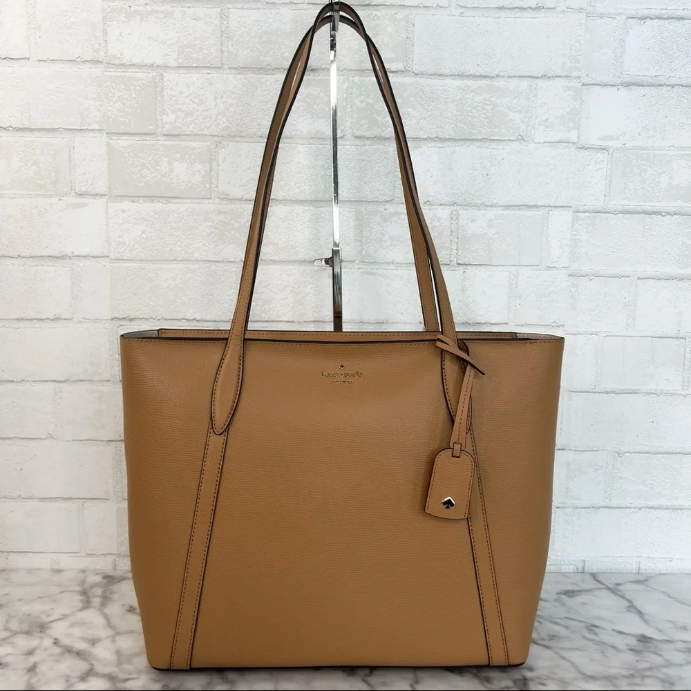 Kate Spade Large Classic Saddle Brown Cara Tote - Picture 2 of 10